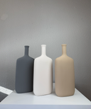 Obli Bottle Modern Silüetli Seramik Vazo